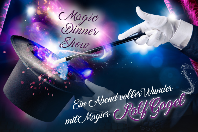 Die einzigartige Magic Dinner Show von Magier Ralf Gagel